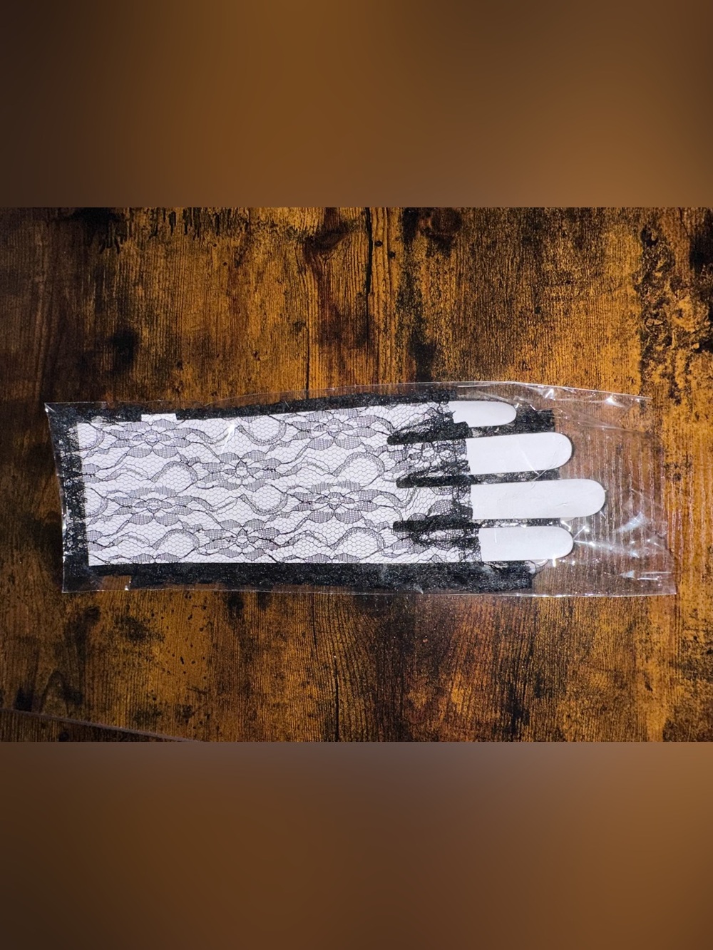 🎃 Black Lace Fingerless Gloves 80s Madonna Flapper Halloween Costume 🎃